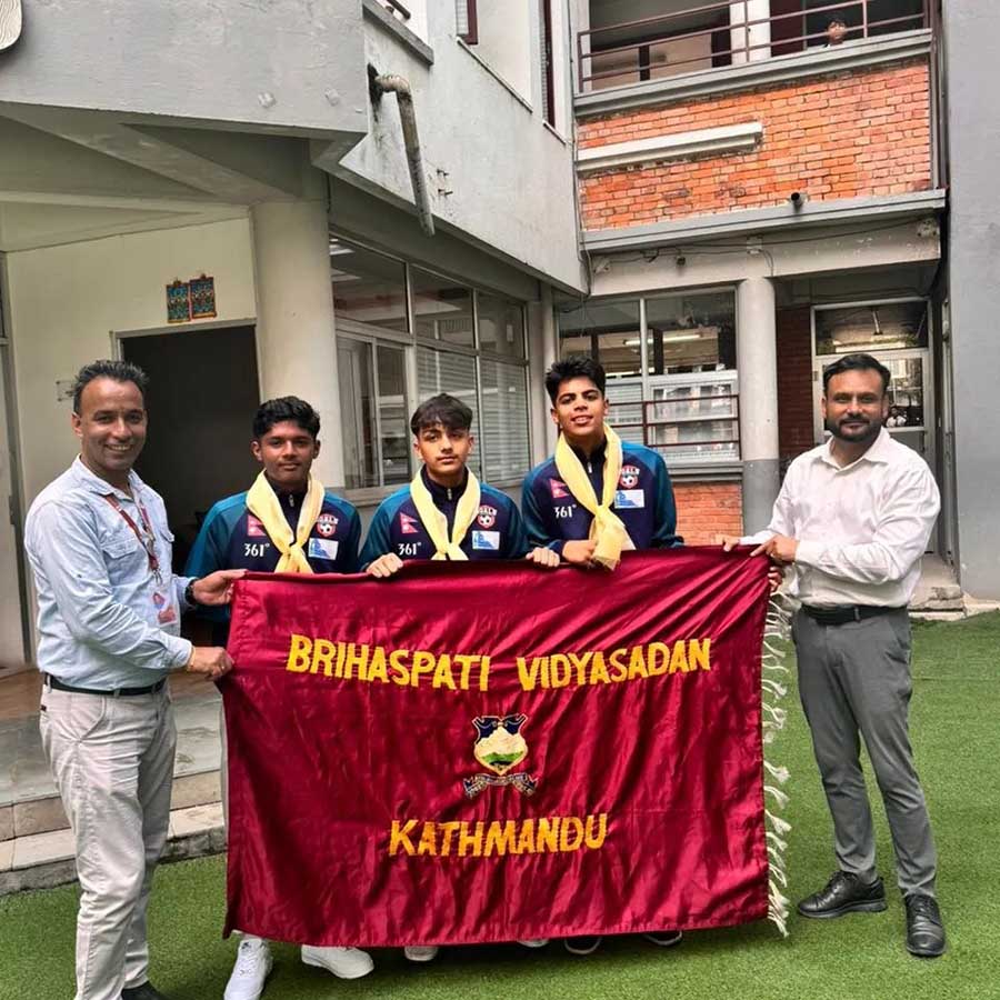 Cheering on Aarush Poudel, Agrim Jung Basnet, and Gorakshay Subedi as they head to Denmark to compete in the Dana Cup!